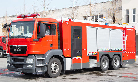 Cabine simple chimique 90km/H de rangée de véhicules de lutte contre l'incendie de décontamination d'HOMME